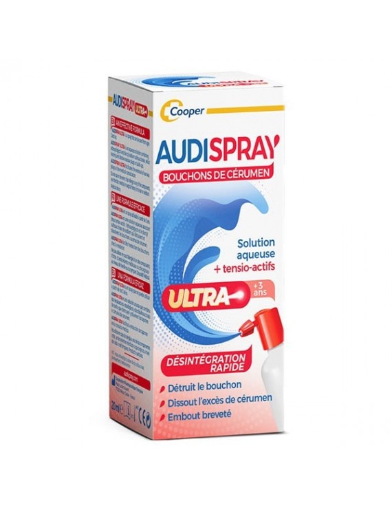 Audispray Ultra Cerumen Earplugs Solution 20 ml