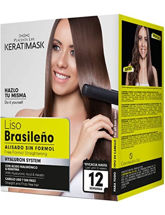Be Natural Brazilian Straightening Kit with Keratin