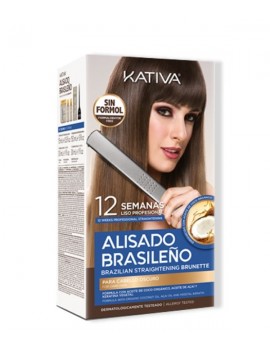 Brazilian Straightening Brunette