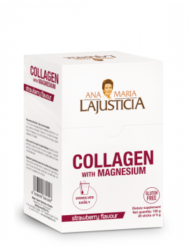 Collagen With Magnesium | Powder Sticks With Strawberry Flavour