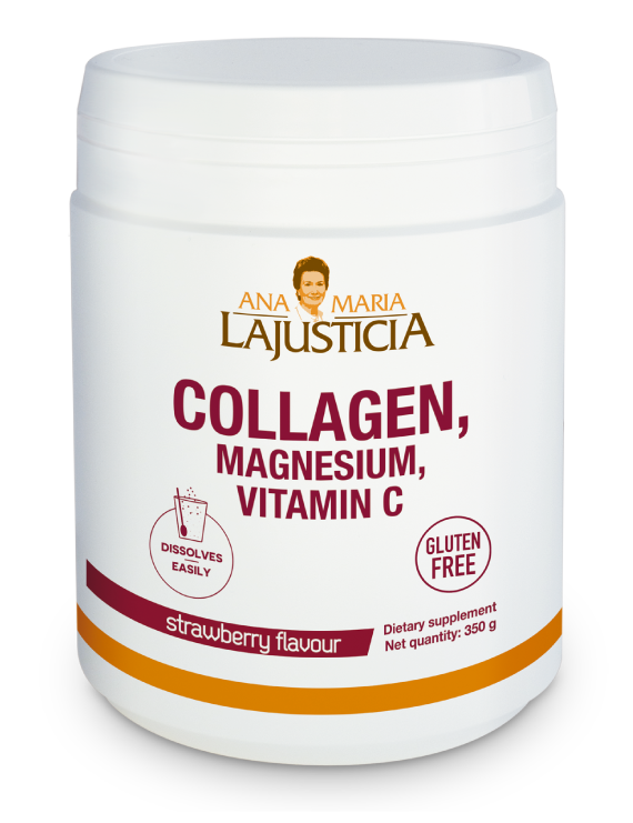 Collagen with Magnesium and Vit. C | Powder, Strawberry Flavour
