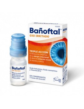 Bañoftal Irritated Eye Drops, 10 ml