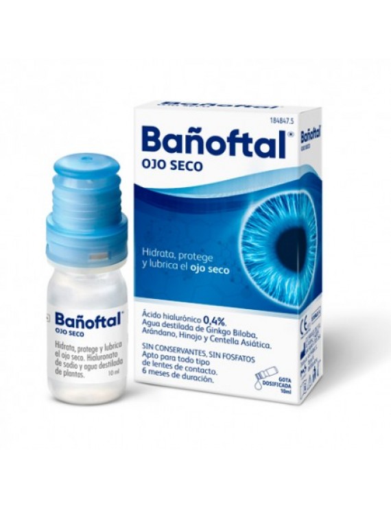 Bañoftal Dry Eye Drops, 10 ml