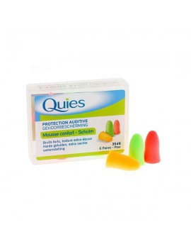 Quies Hearing protection Comfortable Earplugs 35 dB 6 pairs