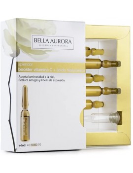 Bella Aurora Splendor Booster Vitamin C + With Hyaluronic Acid, 5 Ampoules